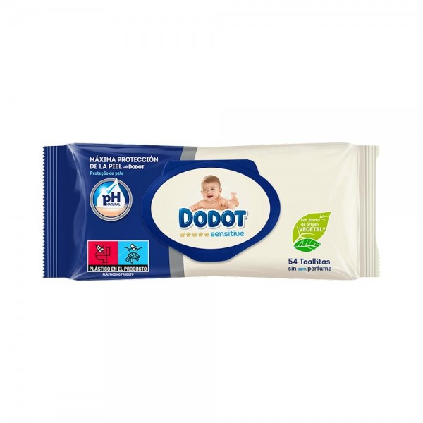 DODOT TOALLITAS SENSITIVE 1X54