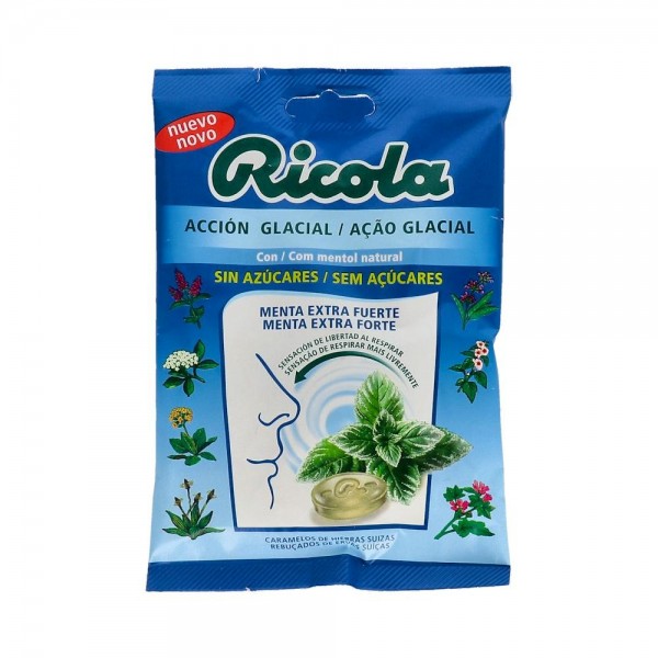Ricola Bolsa S/Az 70G Menta Extra-Fuerte