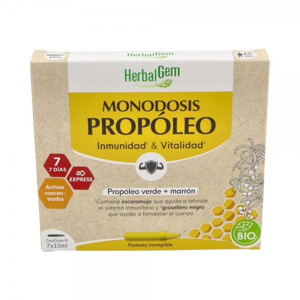 Pranarom Propoleo Monodosis 7 Amp 10 Ml