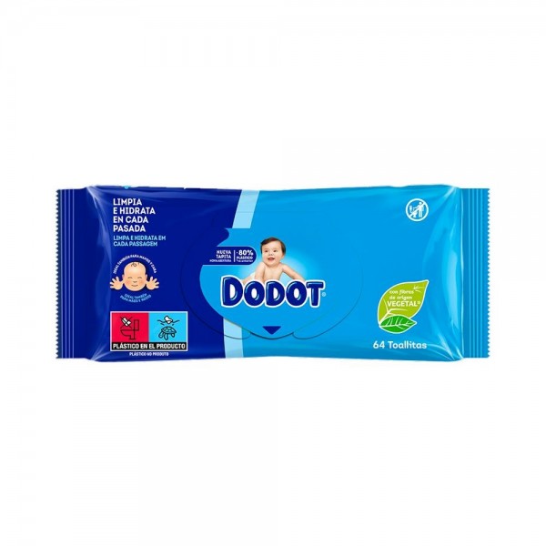 Toallitas Dodot Dermo-Act Recambio Tapita 64U