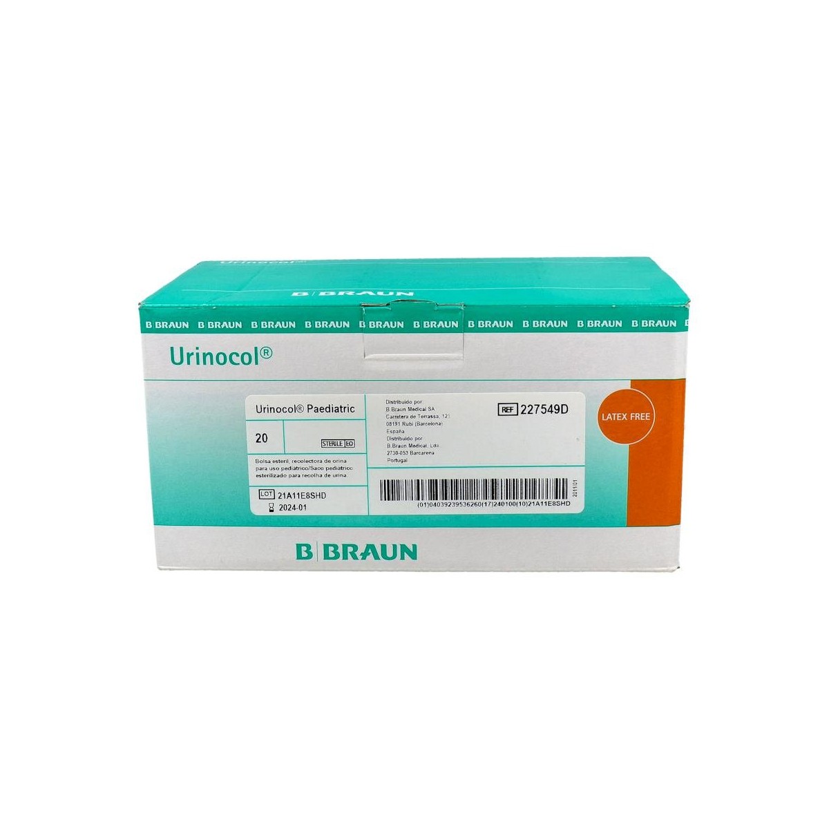 Urinocol Bolsa Reco Ori Pedi Cerr Niño 20U 227549D