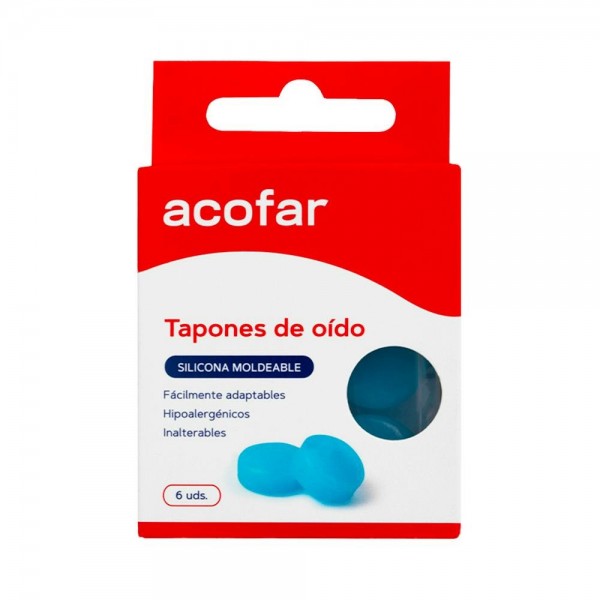 TAPON OIDO SIL ACOFAR MOLDEABLE 6U