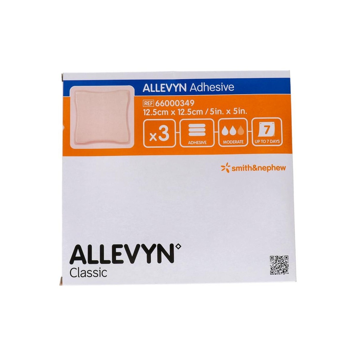 APOSITO ALLEVYN ADH 12,5X12,5CM 3U