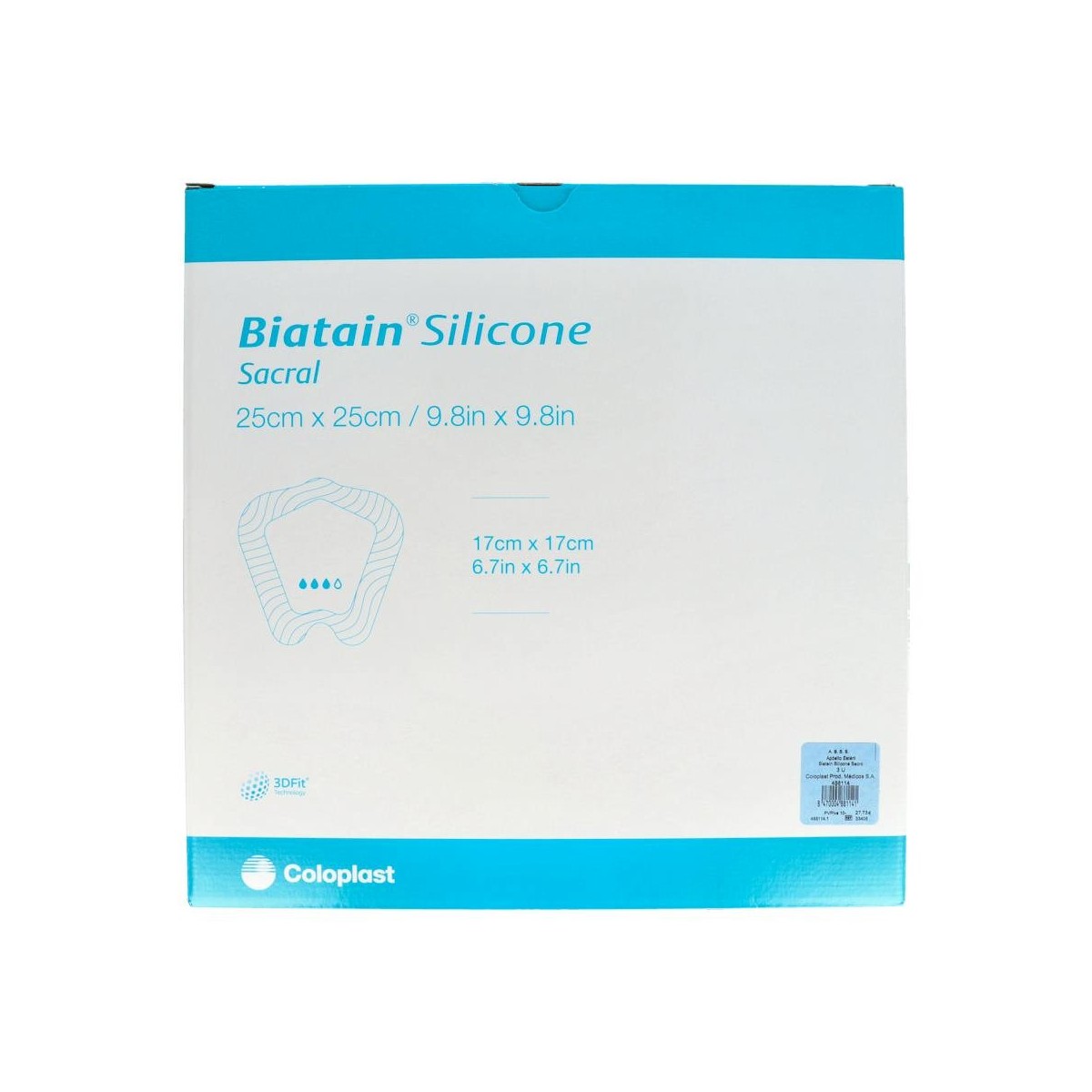 BIATAIN SILICONE SACRO EST 17X17 3U 33405