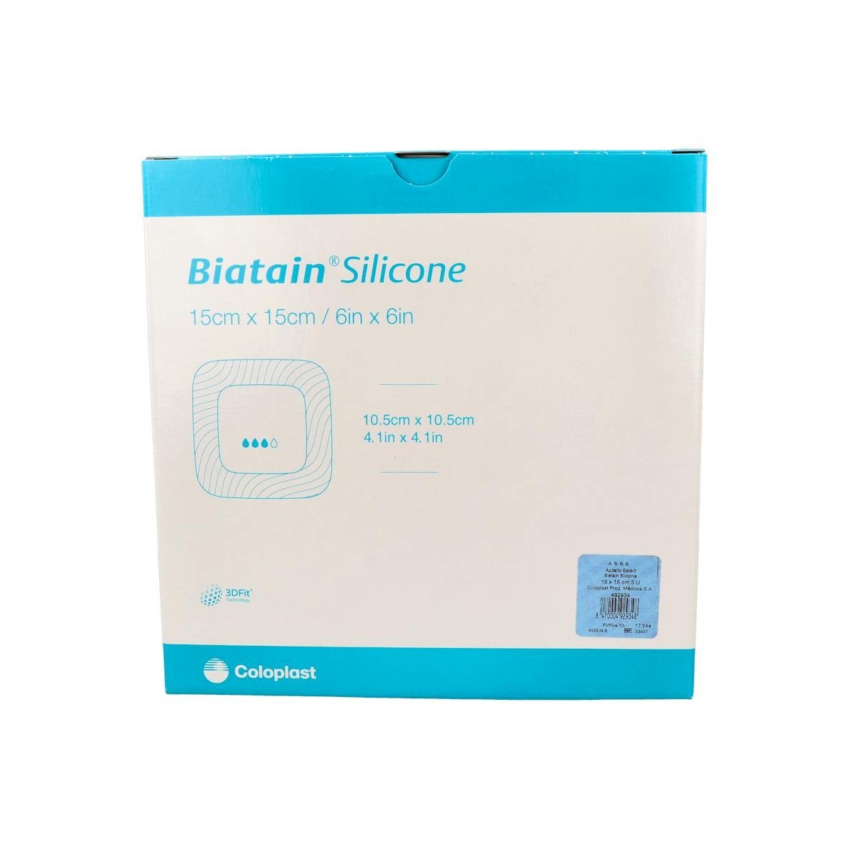 BIATAIN SILICONE 15X15 3 UNI REF 33437