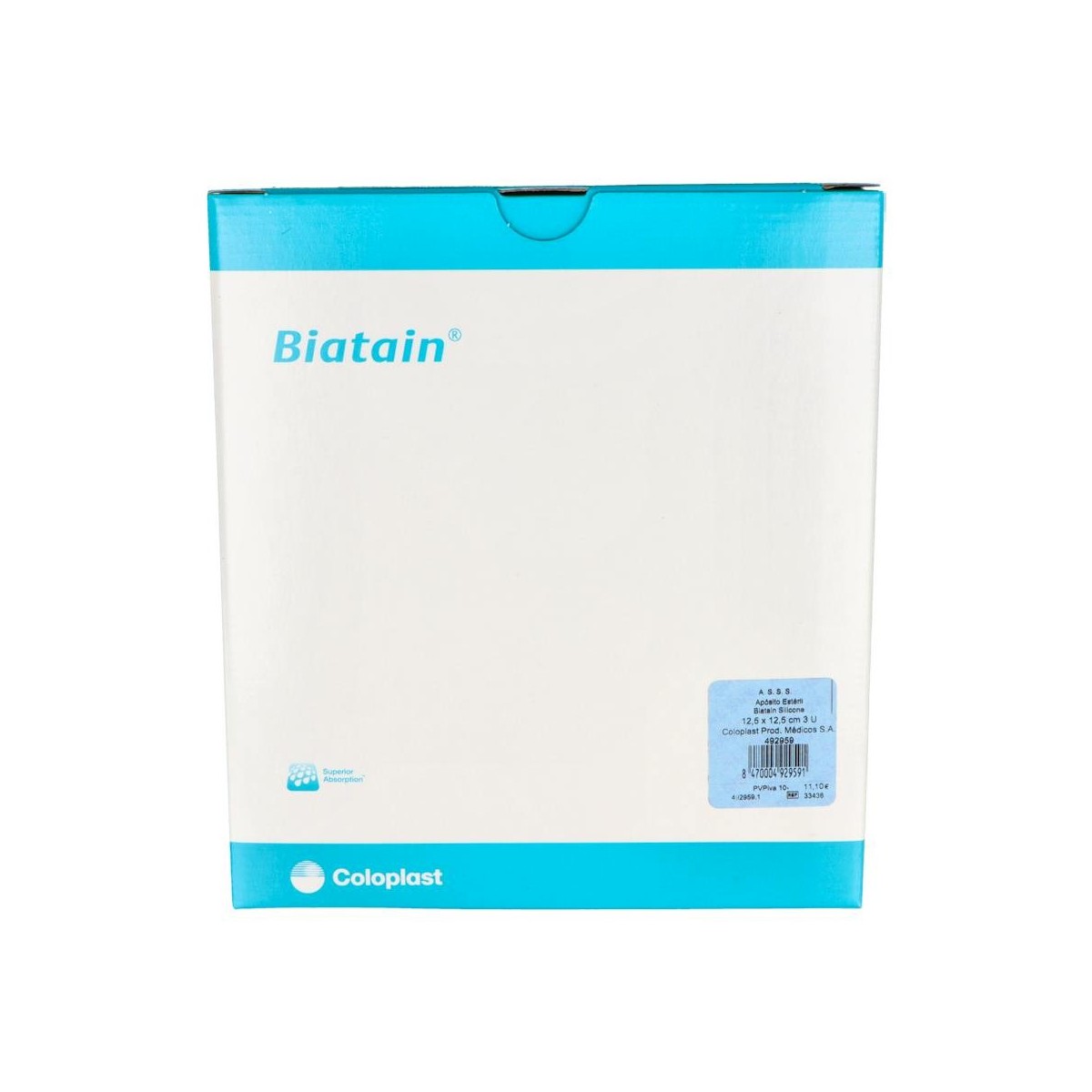 BIATAIN SILICONE 12.5X12.5 3 UNI REF 33436