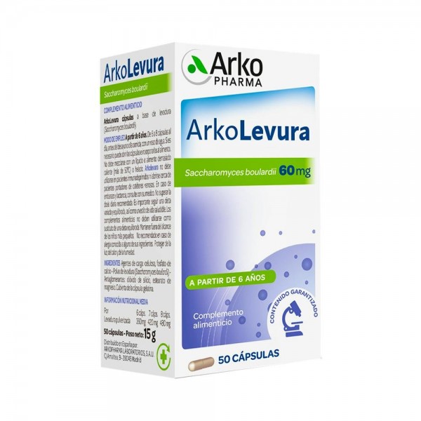 ARKOLEVURA SACCHAROMYCES BOULARDII 50 CAPS