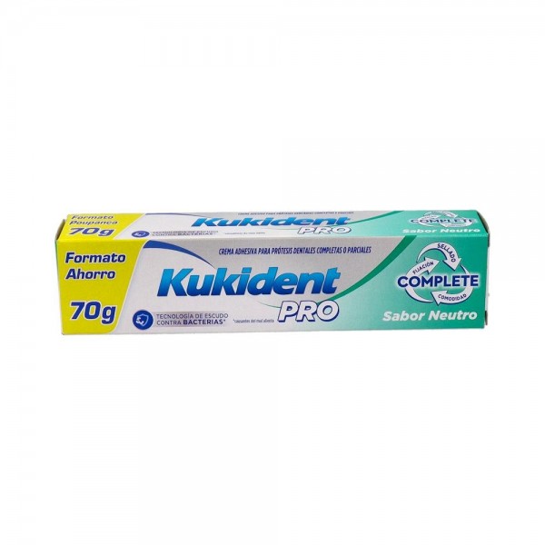 Kukident Complete Neutro Tamaño Ahorro 70 Gr