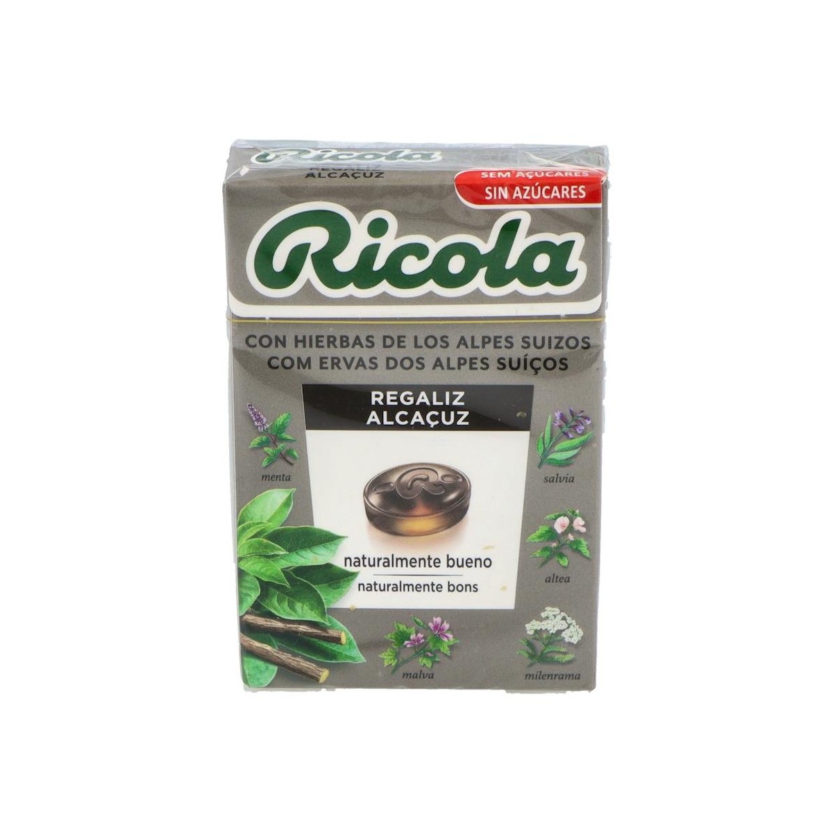 Ricola Caram S/A Regaliz 50 G