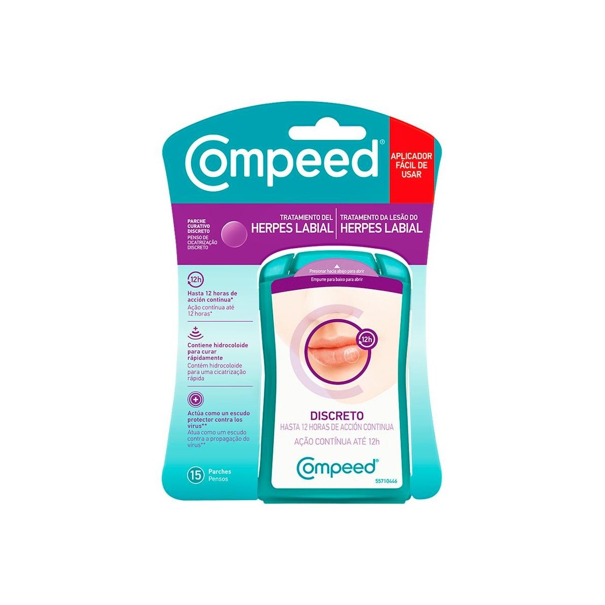 COMPEED PARCHE CALENTURAS HERPES 15 UN