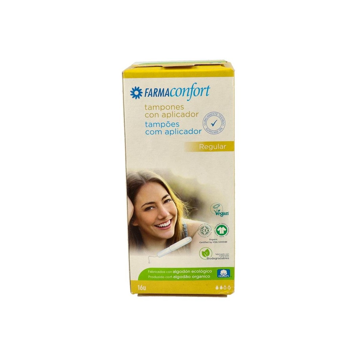Tampon Farmaconfort Algod Regu 16 U
