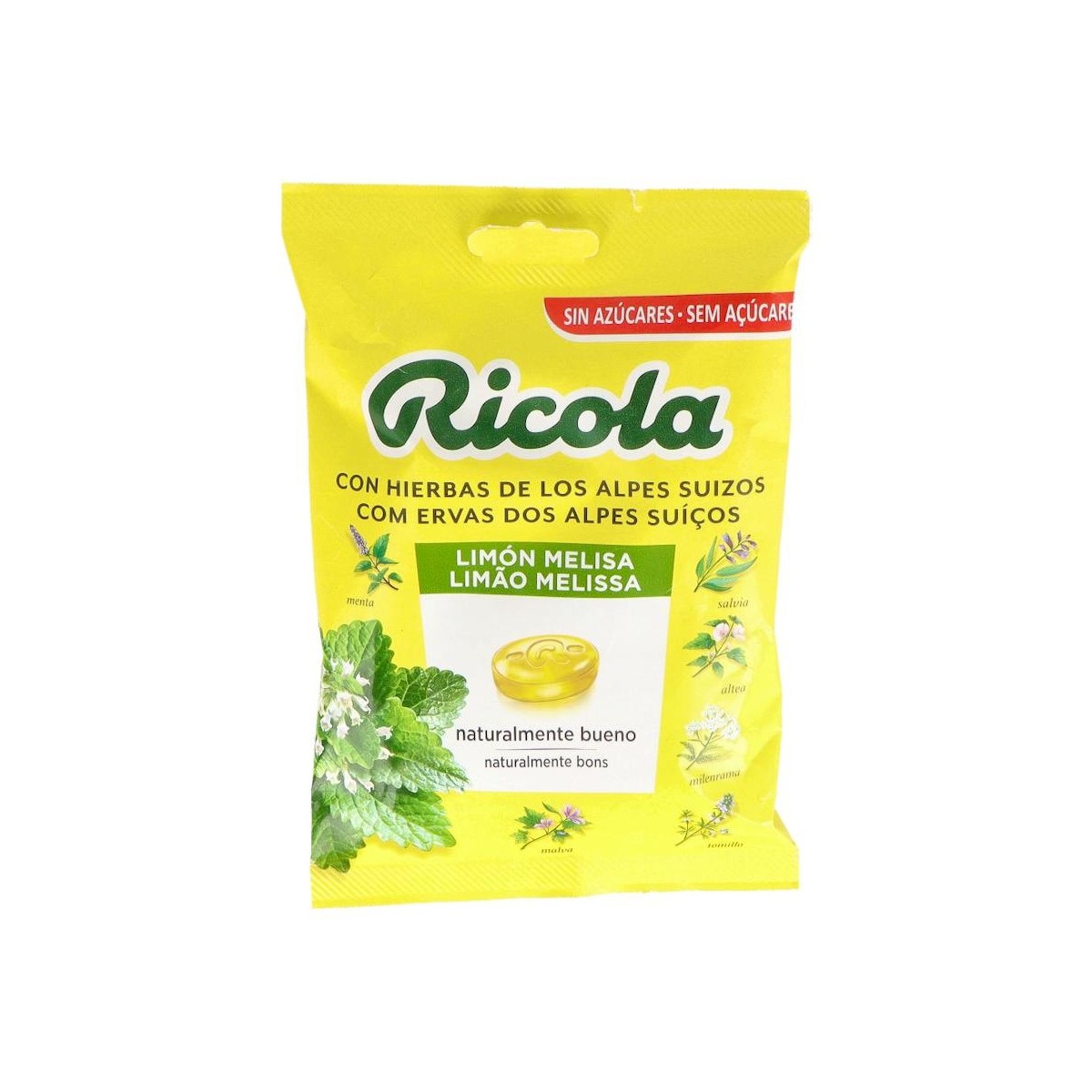 Ricola Caram Bolsa S/A Limon Melisa 70 G