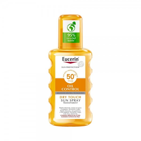 EUCERIN SPRAY SOLAR TRANSPARENTE FPS 50+ 200ML