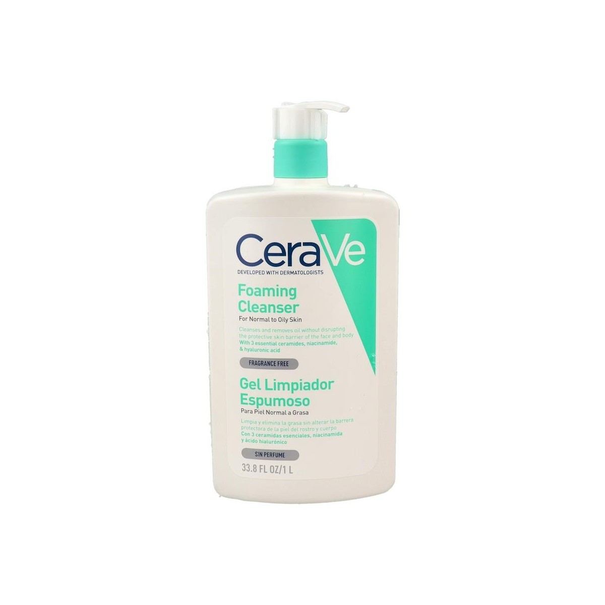 CERAVE GEL LIMP ESPUMOSO FAMILIAR 1000 ML