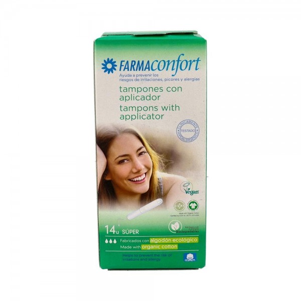 TAMPON FARMACONFORT ALGOD SUPE 14 U