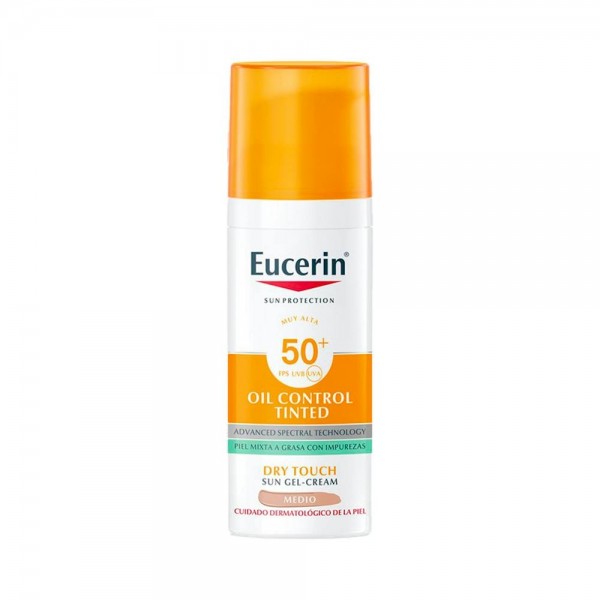 EUCERIN GEL CREAM OIL CONTROL DRY TOUCH SPF50+ TINTED...