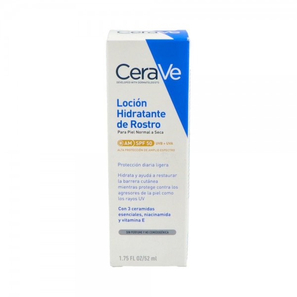 CERAVE LOCION HIDRATANTE DE ROSTRO SPF 50 52 ML