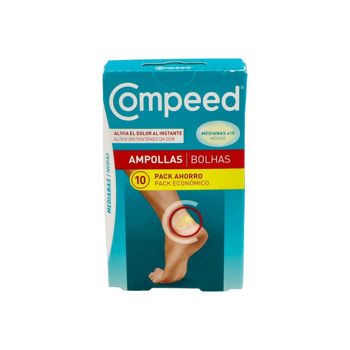COMPEED AMPOLLAS TALLA MEDIANA 10 UNIDADES PACK